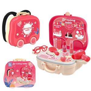 Venta caliente al por mayor de juguete mochila maleta diseño Doctor cocina juguete helado educación juego de simulación cocina accesorio juguete - Product Image 3