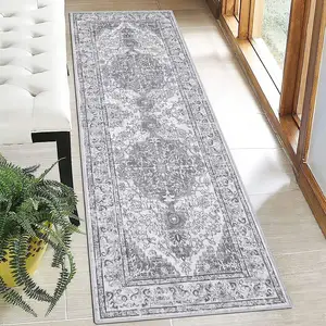 80x240cm tapis de couloir tapis de blanchisserie de ferme vintage tapis de <span class=keywords><strong>machine</strong></span> <span class=keywords><strong>à</strong></span> <span class=keywords><strong>laver</strong></span> tapis de zone tapis antidérapant lavable chemin d'entrée - Product Image 1