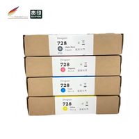 Cartucho de Tinta Compatible para Plotter HP 728 DesignJet T730 T830 - F9J68A F9J67A Alta Capacidad 300ml con Chip