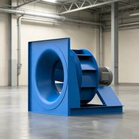 Ventilateur centrifuge industriel haute performance sans volute à entraînement direct, résistant aux hautes températures, pour l'élimination directe de la poussière en atelier