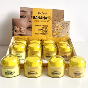 2024 The Newest Banana Powder Loose Powder Oil Control Setting Lasting waterproof, Sweat resistant Makeup Setting Powder