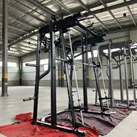 Système de réglage à trois angles et barre Smith à gravité zéro tout-en-un, équipement de fitness multi-stations, station de musculation verticale Simth