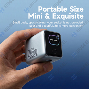 Nuevo <span class=keywords><strong>Cargador</strong></span> Mini GaN <span class=keywords><strong>Original</strong></span> de Tiktok de 45W con Pantalla Inteligente con IA, Adaptador de Viaje para Reino Unido, Enchufe para Teléfono <span class=keywords><strong>Xiaomi</strong></span>, Tableta, Cargadores Tipo C - Product Image 2