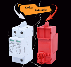 Oem 2P 40kA DC SPD 150V DC loại 2 DC điện sét bảo vệ tăng thiết bị - Product Image 6