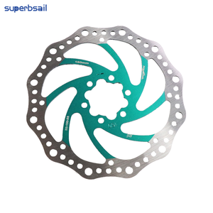 Superbsail高品质160毫米制动盘，用于公路自行车制动转子垫，带6个螺钉更换附件 - Product Image 3