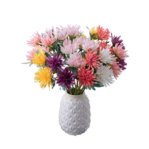 ดอกเบญจมาศประดิษฐ์ CallaFloral ก้านเดี่ยว กันน้ำ ดอกไม้ปลอมสำหรับตกแต่งบ้าน ใช้ในวันคริสต์มาส - Product Image 5