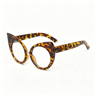 Lunettes anti-lumière bleue rétro SM9165, monture PC unisexe avec accents métalliques dorés