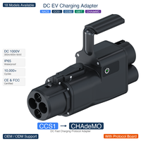 Adaptateur de charge EV CCS1 vers CHAdeMO 400A IP65, adaptateur SAE CCS1 vers CHAdeMO, protocole standard japonais, chargeur DC