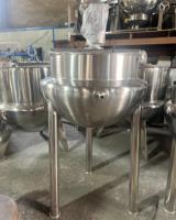 1000 litres commerciale grande poêle à frire SS304 vapeur gaz chauffage électrique chemisé bouilloire de cuisson avec mélangeur