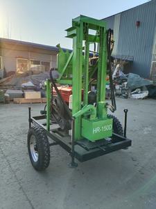 150m 깊이 325mm 드릴링 직경 DTH 자동 코어 모바일 수원 시추 장비 디젤 엔진 펌프 및 코어 샘플링 포함 - Product Image 2