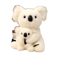 Adorable Peluche Koala Gris et Blanc Disponible – Modèle Parent-Enfant avec Rembourrage Souple – Ornement Mignon et Doux – Cadeau Idéal pour Tous les Âges