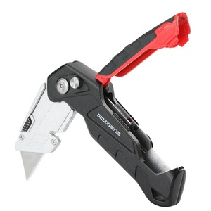 Cuchillo de utilidad, cuchillo de papel tapiz telescópico, cuchillo de papel, hoja de cuerno trapezoidal, plegable telescópico - Product Image 1