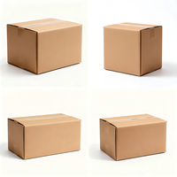 Boîtes d'expédition en carton ondulé haut de gamme personnalisées, laminage mat, logo, emballage écologique recyclable pour les petites entreprises, boutique en ligne