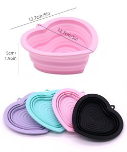 Bol pliable en silicone pour chien, léger et pliable, pour les promenades, le camping et les voyages - Product Image 6