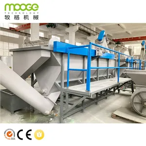 Waste Plastic Bottles Recycle Washing Drying Machine Pet Flakes Recycling Plant