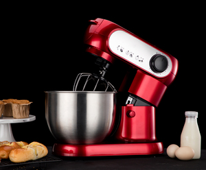 Máquina batidora eléctrica de pie, batidora de alimentos para pasteles con batidor de huevos, gancho para masa, batidora plana, batidora de cocina portátil de 6 velocidades - Product Image 6