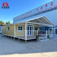 Maisons conteneurs préfabriquées modernes de 20 pieds, 1-2-3 chambres, cuisine, salle de bain, couleur personnalisée, structure en acier pour
