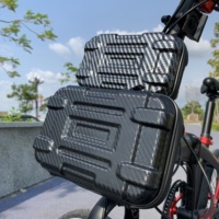 Casing penyimpanan kursi belakang, ransel sepeda PC ABS keras terlaris, casing penyimpanan kursi belakang tahan air untuk helm dan perlengkapan untuk perjalanan