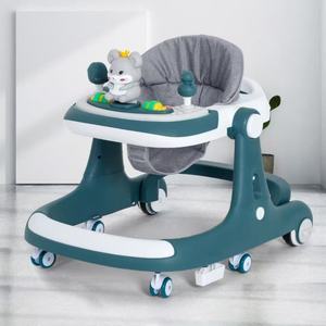 Offre Spéciale Pas cher marcheur bébé anti-O-leg multifonction en forme de U <span class=keywords><strong>marche</strong></span> avec lumière 6 roues pour bébé de 6 à 10 mois - Product Image 2