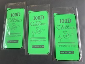 Honatop Factory 100D in ceramica per telefono cellulare pellicola protettiva soft screen per iPhone 16 15 14 13 12 Pro Max mica de <span class=keywords><strong>ceramic</strong></span> - Product Image 5