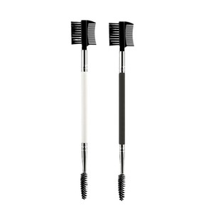 Dual Head Eyebrow Eyelash Brush Nylon Bristles Plastic Handle Grooming <b>Makeup</b> Detailing <b>Tool</b> - Product Image 5