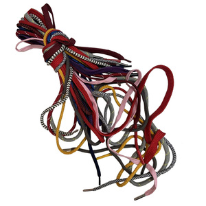 In biểu tượng tùy chỉnh có thể điều chỉnh ngắn thẻ ren dây buộc thời trang có thể điều chỉnh dây buộc dây giày - Product Image 3