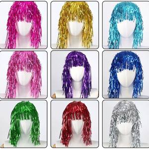 Peluca y Sombrero de Fiesta para Niños de Material PET Multicolor, Ecológicos, para Decoraciones de Cumpleaños, Carnaval, Bar, Mascarada - Product Image 3