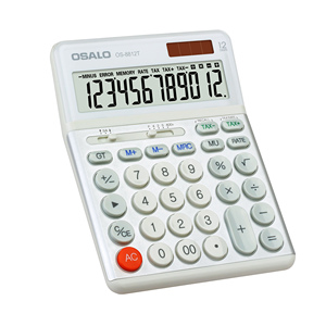 <span class=keywords><strong>Calculadora</strong></span> de impuestos de escritorio de 12 dígitos al mejor precio con pantalla grande Logotipo personalizable Función de impuestos impresa hecha de plástico - Product Image 4