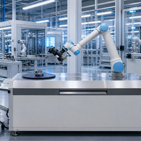 Bras robotisé GCR10-1300, charge utile de 10 kg, rayon d'action de 1300 mm, robots collaboratifs pour le chargement et le déchargement de machines et l'automatisation des usines