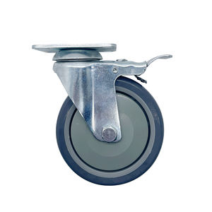 Custom OEM Odm Hoch leistungs 4 Zoll 3,5 Zoll Edelstahl Universal Locking Industrie PU PP PVC Lenkräder - Product Image 3