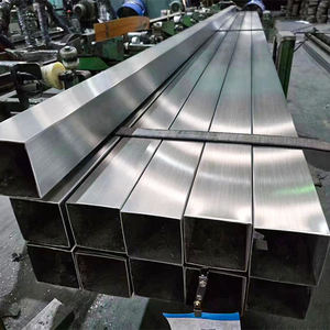 Astm 304 316 430 201 חומר מרותך חתך חלול סעיף מלבני נירוסטה צינור מרובע - Product Image 6