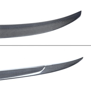 For 4 Series F32 Coupe 2Door P Style Carbon Fiber Polished Rear Spoiler Trunk Wing 2013-2019 <b>Tape</b> Installation - Product Image 4