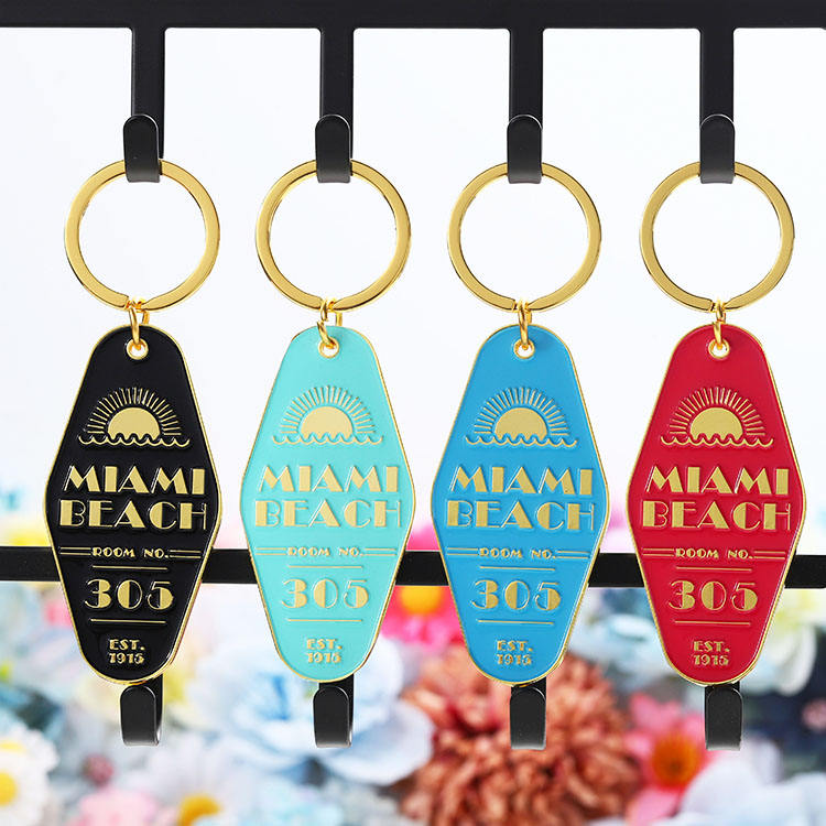 Keychains d'hôtel avant