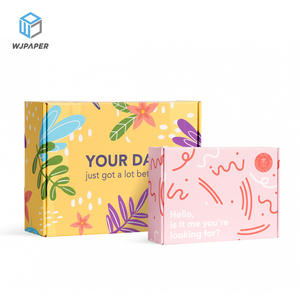 Caja de embalaje, caja de regalo personalizada para lotes pequeños, caja de papel kraft, caja de cartón corrugado para ropa, caja de cartón con diseño de avión, personalización de cajas. - Product Image 3