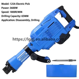 3600W chuyên nghiệp cấp lớn điện chọn 135A nặng tay bê tông phá hủy máy cắt búa khoan búa với mũi khoan - Product Image 3