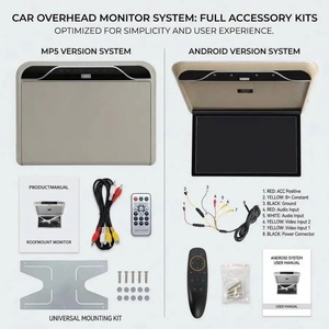19inch Universal Car Roof Ceiling Monitor Multimedia Video Player for SUV Truck Van Entertainment System <b>With</b> <b>HDMI</b> <b>USB</b> Input - Product Image 3
