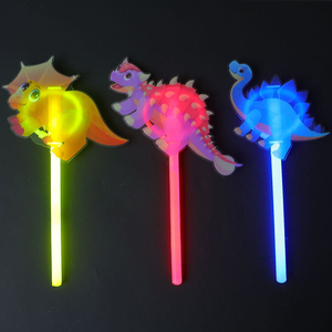 Bán Buôn Buổi Hòa Nhạc Nguồn Cung Cấp Bên Phát Sáng Trong Bóng Tối Gậy Phát Sáng Khủng Long Cây Đũa Phép Cho Quần Áo Ủng Hộ Bên - Product Image 4