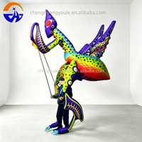 2026 Marionnette gonflable géante en forme d'insecte (Lézard, Mantis, Libellule) pour spectacle interactif sur scène et événement commercial de grande envergure