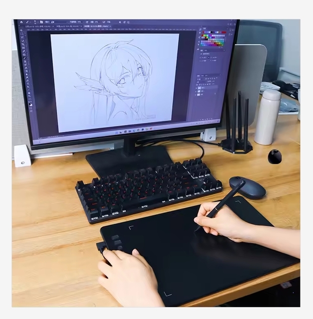 10 Inch Graphic Drawing Tablet Monitor Display With Screen Professional Drawing Boards Are Available for Business Signatures