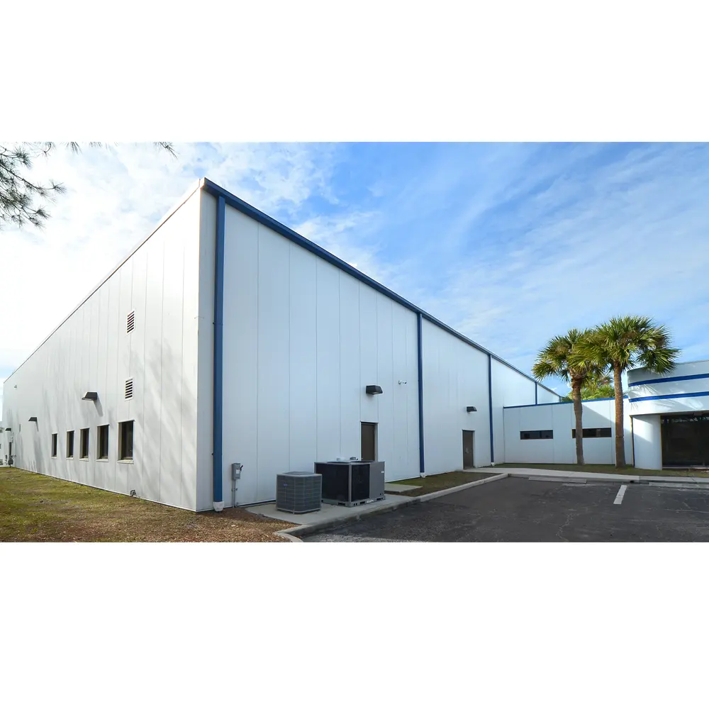 Customized design steel structure building construction hangar hall