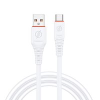Câble de données de charge rapide de haute qualité 1M 5A en matériau TPE OEM/ODM USB/TYPE-C pour téléphones mobiles/tablettes/casques