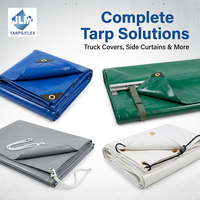 Bâche en PVC robuste et imperméable 500 GSM, bâche industrielle résistante aux déchirures pour couvertures de camions, tentes et agriculture