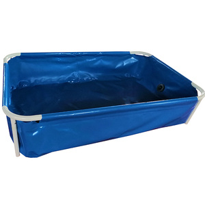 Mini réservoir <span class=keywords><strong>d</strong></span>'<span class=keywords><strong>eau</strong></span> <span class=keywords><strong>de</strong></span> <span class=keywords><strong>pluie</strong></span> écologique en PVC avec cadre métallique rectangulaire, aquarium, réservoir <span class=keywords><strong>de</strong></span> poissons, logo personnalisé - Product Image 4