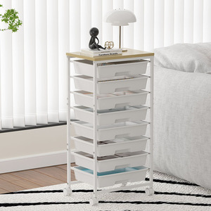 Chariot de rangement pliable de cuisine, étagère de sol multi-niveaux pour micro-ondes, <span class=keywords><strong>machine</strong></span> à café, ustensiles de cuisine, support extensible - Product Image 6