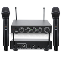 Système de karaoké sans fil en métal de qualité supérieure avec microphone, table de mixage et effets DSP pour home cinéma et création YouTube
