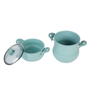 Casserole en aluminium pressé de qualité alimentaire, antiadhésive, multifonctionnelle, compatible induction, avec grille vapeur, pour <span class=keywords><strong>couscous</strong></span> - Product Image 6