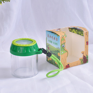 Insect Observation Jar Transparent With Telescopic Magnifying Glass For Children Outdoor Use - Product Image 4