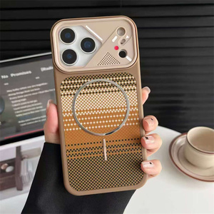 เคสโทรศัพท์มือถือแม่เหล็กแบบดั้งเดิมสำหรับ iPhone 17 16 Pro Max คาร์บอนไฟเบอร์ ลินิน ดีไซน์พิเศษ ฝาหลังแม่เหล็กแบบกันกระแทก - Product Image 3