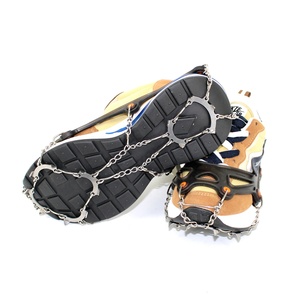 Crampons à glace, Crampons à 13 dents en acier inoxydable, Pointes à glace, Pointes en acier inoxydable, Griffes pour chaussures d'escalade - Product Image 5