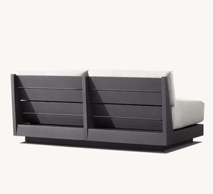 <span class=keywords><strong>MAYA</strong></span> di lusso per tutte le stagioni Patio giardino Hotel spiaggia set divano impermeabile in metallo artigianale in alluminio divano modulare in alluminio - Product Image 6